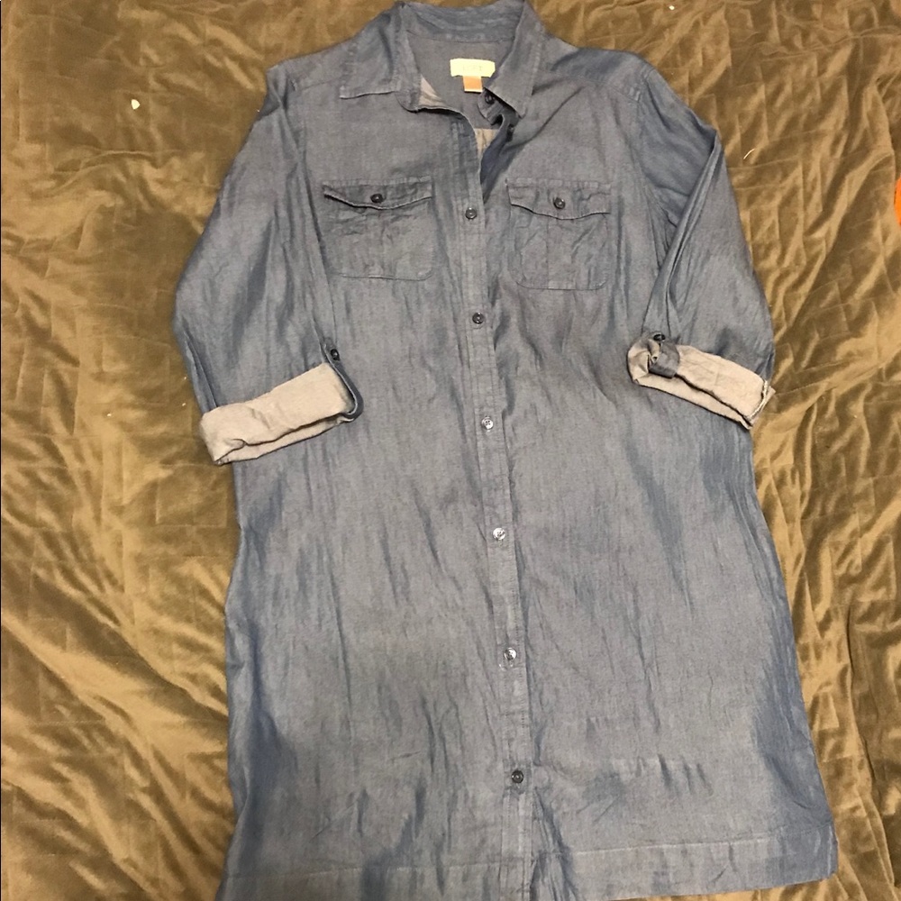 Loft Chambray Dress